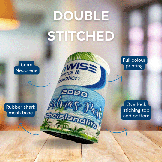 double stitched stubby holders
